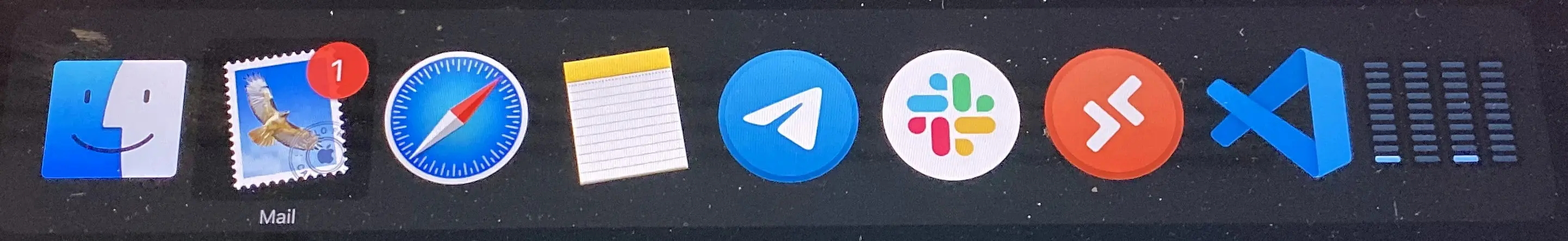 Distracting badge on mail when switching programs